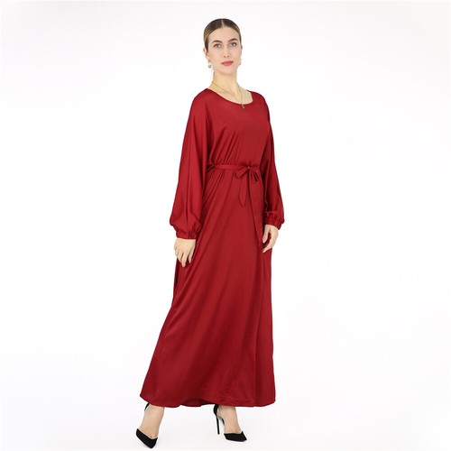 Abaya Muslim Women Rhinestone Kaftan Maxi Dress Dubai Moroccan Party Gown Caftan - 第 23/196 張圖片