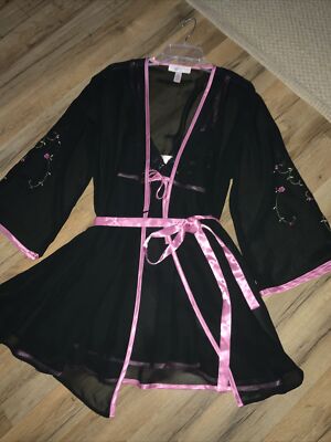 Robe Cocktail Oscar De La Renta Noire Fleurie En Laine Extensible - Taille 2-4, Avec étiquettes