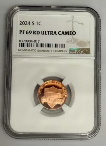 2024 S US Mint LINCOLN CENT Penny NGC PF69 Red Ultra Cameo