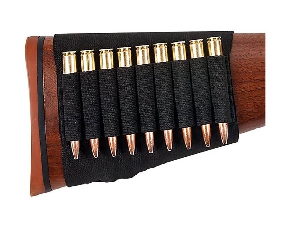 Verney Carron Pro Hunt elasticated rifle stock holder for 9 bullets
