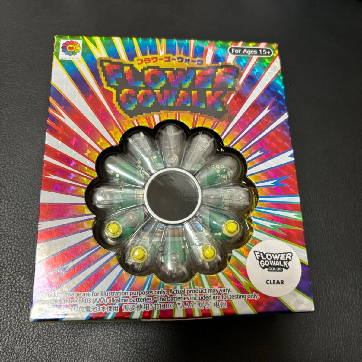 村上隆　FLOWER GO WALK RAINBOW×CLEAR Flower Go Walk GAME Rainbow Clear Takashi Murakami