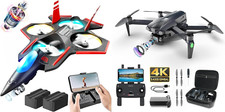 Brushless RC Plane with Camera and BD901 Drones with Camera for Adults 4K Long R