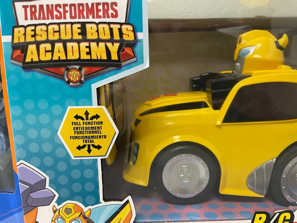 Transformers Rescue Bots Academy And Web Runner Black R/C Bumblebee - Image 3 of 4