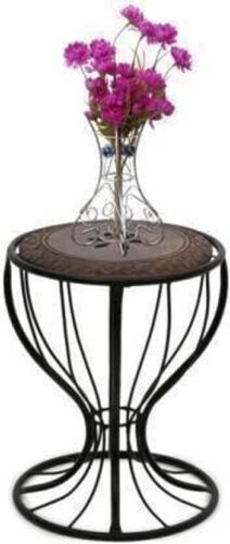 Handmade Rustic Wooden & Iron Stool – Coffee Table, End Table, Decorative Accent - Picture 3 of 10
