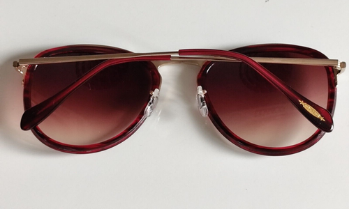 Occhiali da sole donna OLIVER PEOPLE OV1099ST J oro - 50 21-140 con custodia come nuovi - Foto 4 di 21