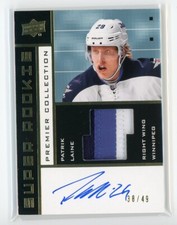 Patrik Laine 2017-18 Upper Deck Premier Hockey Rookie Patch Autograph #'d 38/49