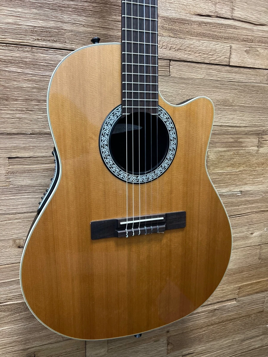 Ovation Celebrity CC059 Nylon Shallow Elec Cutaway Acoustic guitar w TKL case