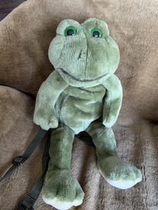 frog plush backpack