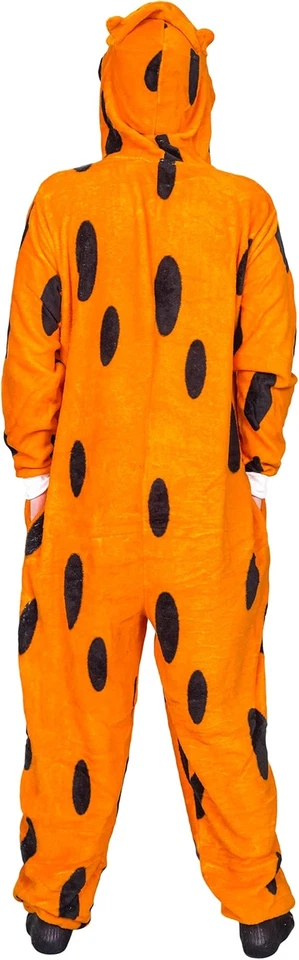 Unisex Guepardo Vellón Unión Traje Pijama Acogedor Animal Halloween Disfraz Juegos con disfraces Foto 3 de 4