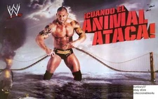 POSTER BATISTA ATACK OF THE ANIMAL  WWE   WWF 22X32