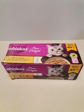 Whiskas 1+ Katzennassfutter Ragout Geflügel Auswahl in Gelee, 40x85g (1 Packung)