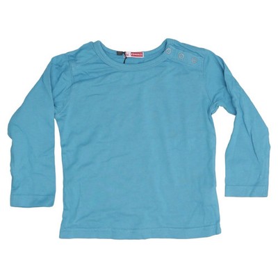 Petit Bateau, Langarmshirt, Größe: 86, Blau, Baumwolle, Einfarbig #OtB