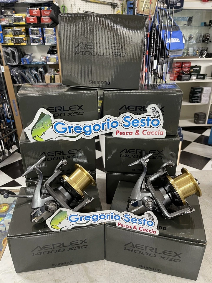 SHIMANO AERLEX XSC 14000 MULINELLO DA SURF CASTING . - Immagine 4 di 4