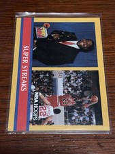 1990 NBA Hoops Inside Stuff Super Streaks Magic Johnson Michael Jordan HOF