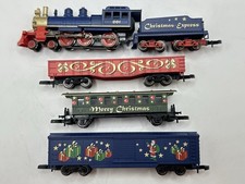 Z Märklin Mini Club 81846 Christmas 4-6-0 Steam Locomotive & Freight Cars - (EX)