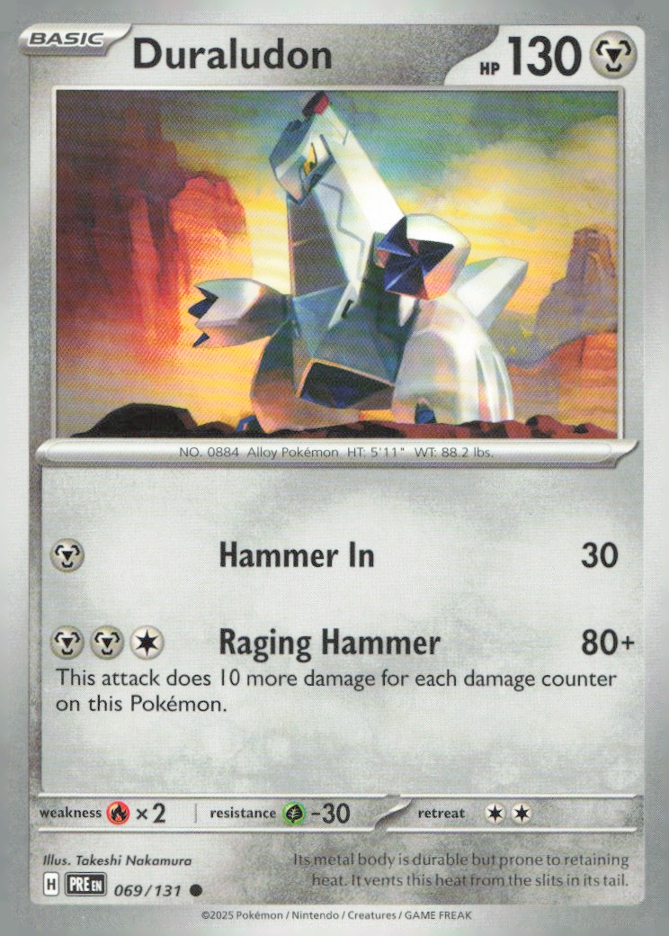 Duraludon Common SV: Prismatic Evolutions 069/131 NM