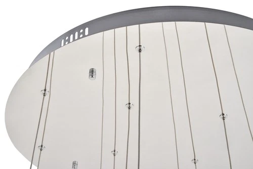 Elegant Lighting 3500D24 Polaris 12 Light 24"W LED Crystal Multi - Chrome - Picture 11 of 12