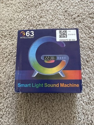 Smart Light Sound Machine G63 Intelligent Wireless Charger Sleep Aid Alarm RGB