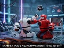 Sharper Image Mecha Rivals Remote Control Battle Robots, Two-Player Wireless-NEW
