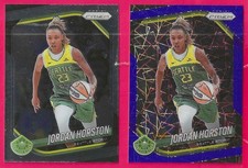 2025 WNBA Prizm Blue Velocity Jordan Horston W/ Base Card #37 Seattle Storm