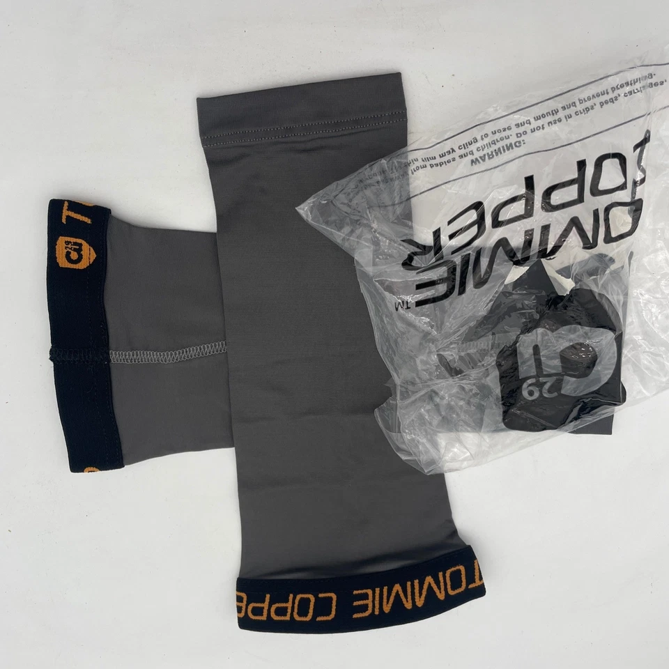 Tommie Codo de Compresión Gris Cobre 2xManga Soporte Alivio del Dolor Grande Foto 2 de 4