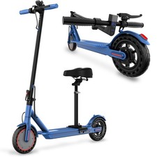 Sigravy Blue 350W Electric Scooter for Adults Youth Foldable 16MPH w/ Seat App
