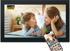 15.6" WiFi Digital Photo Frame with Touch Screen 32GB Memory - Black