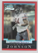 2004 Bowman Chrome Uncirculated Red Refractor /210 Tank Johnson #157 Rookie RC