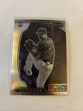 2022 Panini Chronicles - Titan Spencer Strider #18 Holo Prizm (RC)