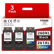 PG-260XL CL-261XL Ink Cartridge For Canon 260 261 PIXMA TS5320 TS6420 TR7020 Lot
