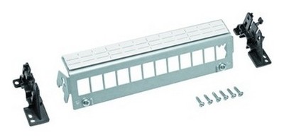 Hager Patchpanel 12-fach leer für Keystone/Hutschiene - FZ12MK