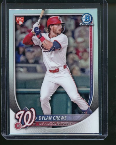 2025 Bowman Chrome Dylan Crews #42 Red Rookie RC Nationals
