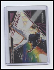 2022 Panini Prizm Draft Picks #PZ-BM Brycen Mautz Prizmatic Prizms Purple Wave