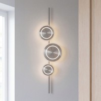 Led Wandleuchte Indirekt Dimmbar Nickel B:31 Cm 18 W 3000 K Wandlampe Wohnzimmer