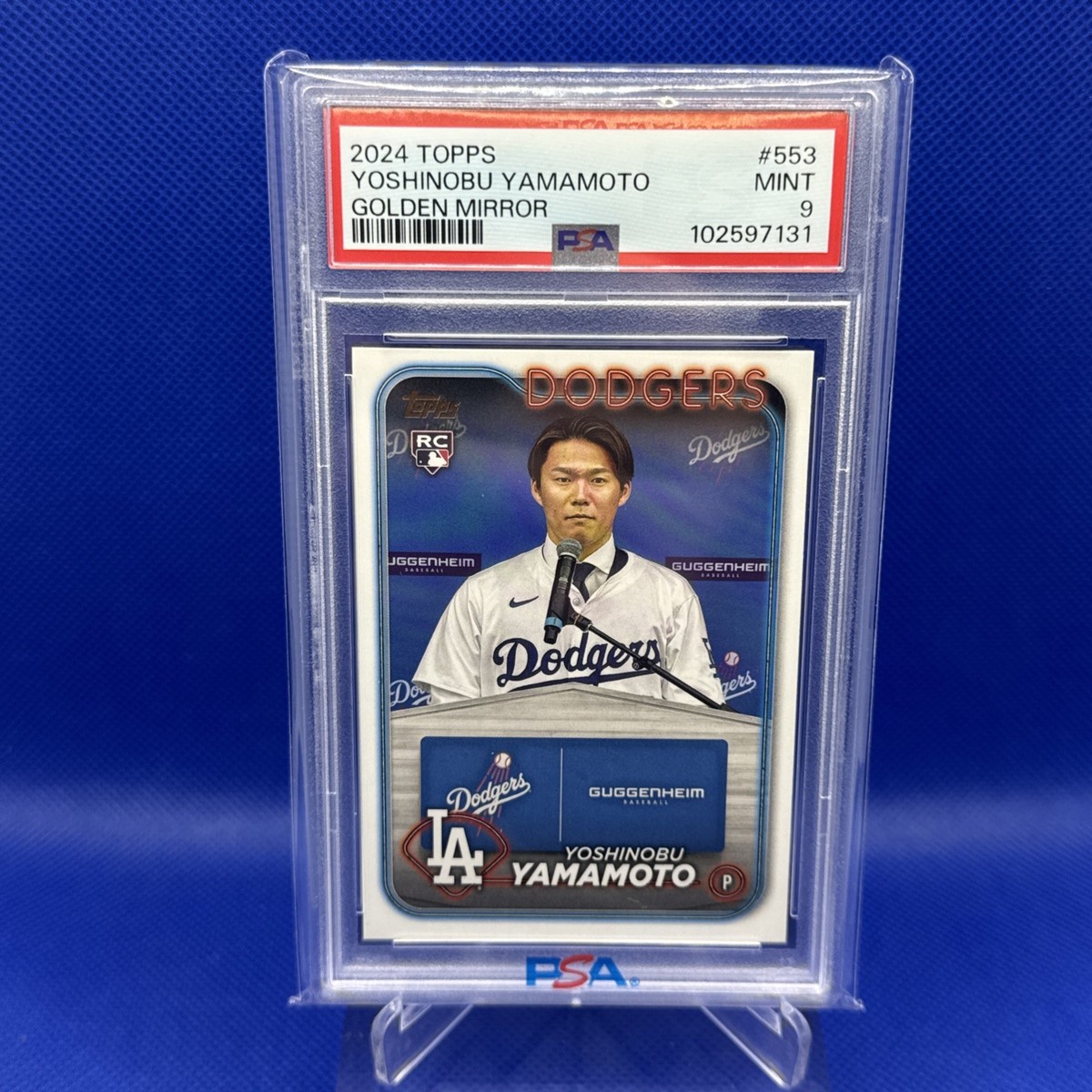 booページ 2024 Topps Series 2 - Yoshinobu Yamamoto #553 Golden Mirror