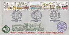 1980 Railway Great Central Railway Loughborough official first day cover