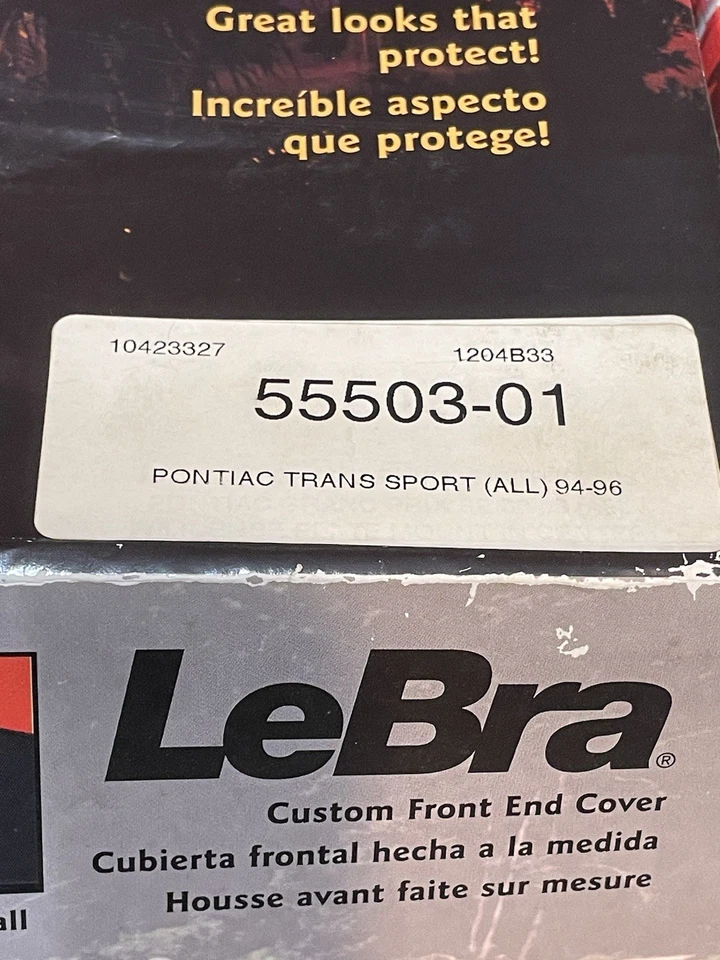 Cubierta delantera LeBra 1994-1996 Pontiac Firebird Trans Sport totalmente personalizada 55503-01 Foto 2 de 4