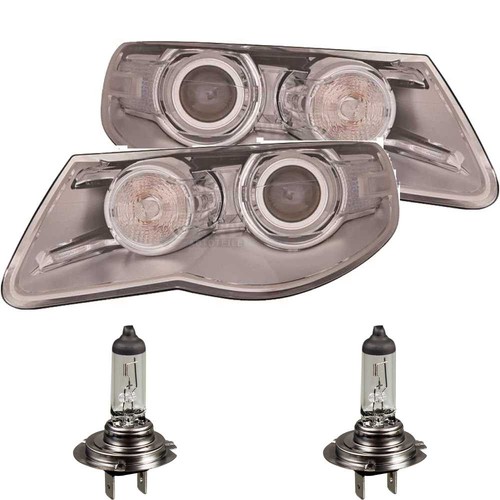 Set fari fanali proiettori anteriori TUNING OPEL CORSA C 2000-2007 neri