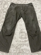 KUHL Revolvr Pants 36x30 Mens Green Paint Work Camp Hike *WORN*