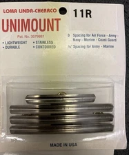 Loma Linda-Cherrco Unimount Ribbon Holder  Metal Pin Back USA, NOS, Size 11R