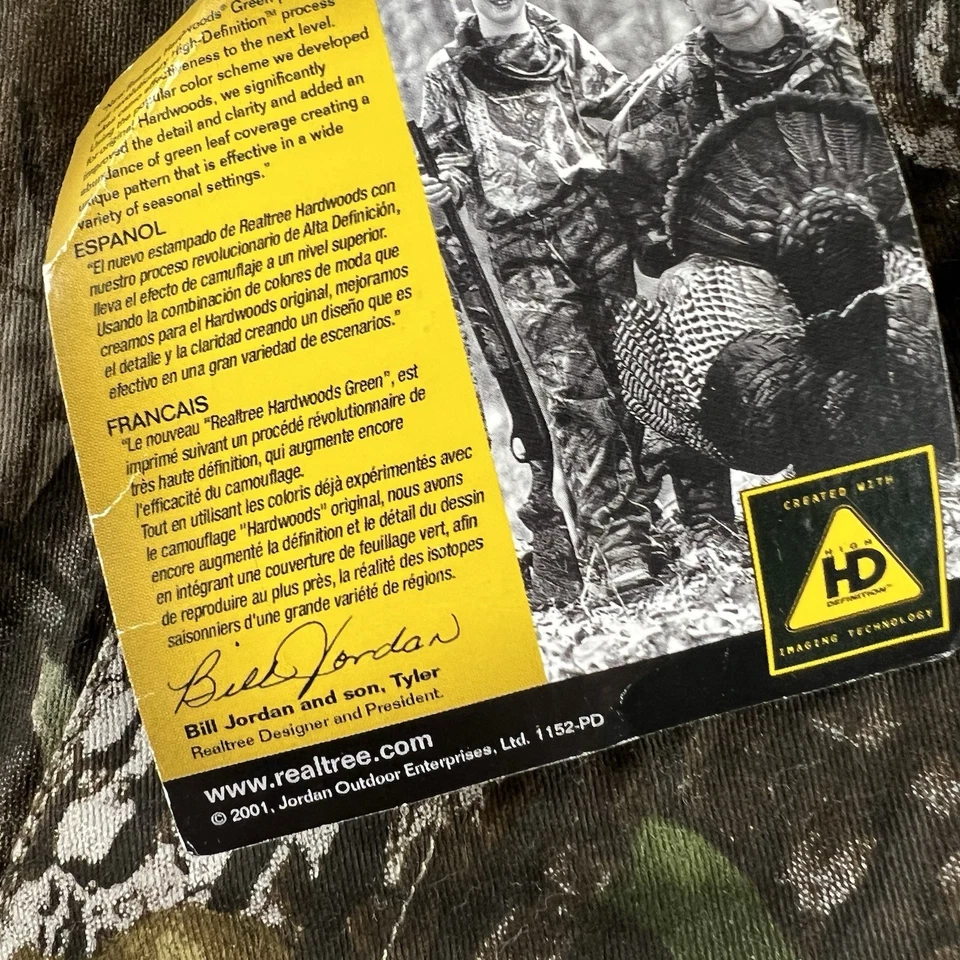 Outfitters Ridge Pants Men’s Size 2XL Realtree Camo HD Cargo XXL Vintage NWT - Image 3 of 4