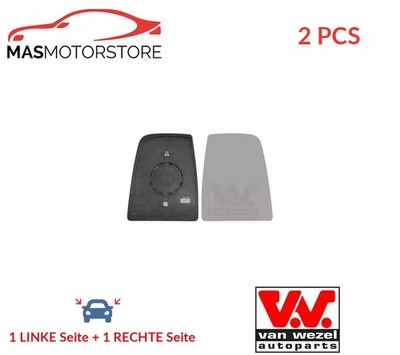 AUßENSPIEGEL SPIEGELGLAS PAAR VAN WEZEL 1991832 2PCS A NEU OE QUALITÄT