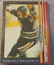 1999-00 Upper Deck Time Line #9 Wayne Gretzky Exclusive - Edmonton Oilers  HOF 