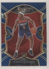 2020-21 Panini Select Concourse Retail Blue Prizm Cassius Winston #96 0g27