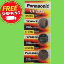 PANASONIC CR2032 LITHIUM 3V BATTERY - EXP. 12-2032 - 3Pcs