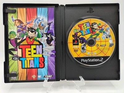 Teen Titans - (Sony PlayStation 2 PS2, 2006) *CIB* VGC* Black Label* Tested!