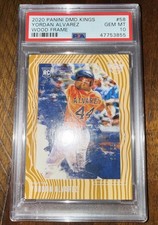 2020 Panini Diamond Kings #58 Yordan Alvarez WOOD FRAME /13 SGC 10 GEM MINT RC