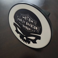 Harley Davidson Skull Rider Hitch Cover Fits 2 Receiver Harley Davidson Skull Rider Hitch Cover Fits 2 Receiver