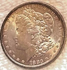 1883 O Morgan brilliant coin w/tons of luster free shipping Sigma test genuine+