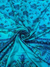 Vintage Silk Saree for Crafting, Sewing, Quilting, Upcycled Projects SS2866